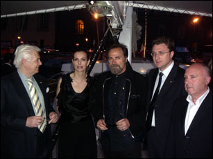 Terenzio Medri, Carol Bouquet e Franco Nero