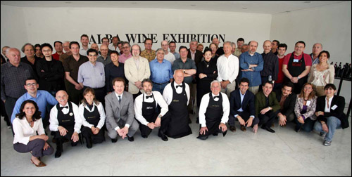 Giornalisti ad Alba Wines Exhibitions 2007