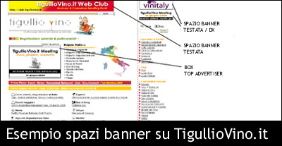 Pubblicità su TigullioVino.it