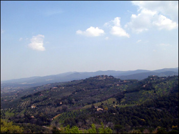 Vista da Castagneto Carducci